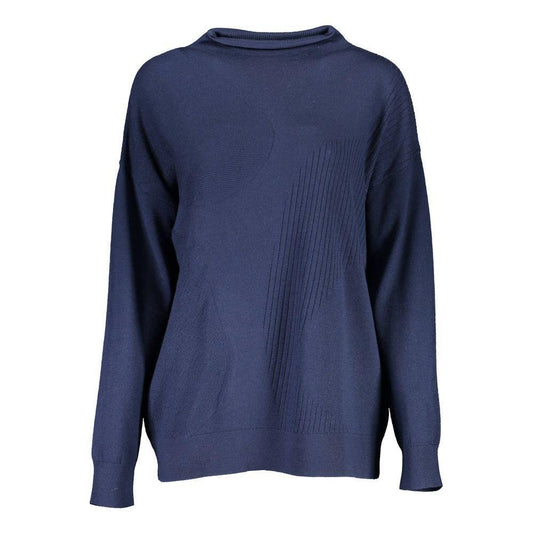 Gant Blue Wool Sweater 1728,67403481248,Blue,Clothing,Gant,New with tags,Sweaters - Women - Clothing,Women,Women - Clothing,XS GA-6649-XS