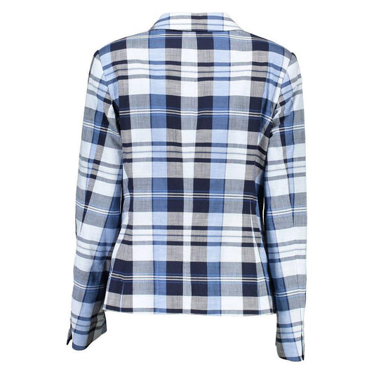 Gant Light Blue Cotton Women Jacket 1728,44,67403481248,Blue,Clothing,Gant,Jackets & Coats - Women - Clothing,New with tags,Women,Women - Clothing GA-7317-44