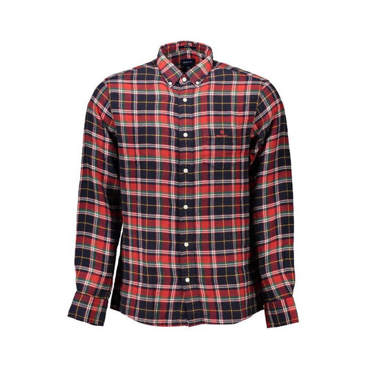Gant Red Cotton Men Shirt 1728,67403481248,Clothing,Gant,Men,Men - Clothing,New with tags,Red,S,Shirts - Men - Clothing GA-9076-S