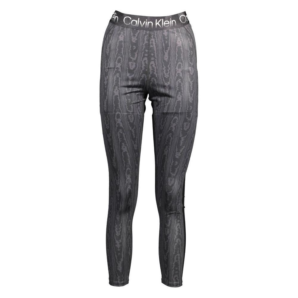 Calvin Klein Black Cotton Women Legging CA-12228-XL