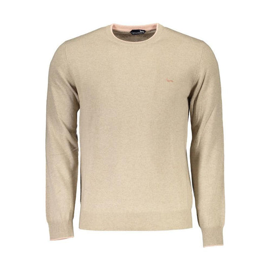 Harmont & Blaine Beige Wool Men Sweater HA-14255-XXL