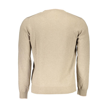 Harmont & Blaine Beige Wool Sweater