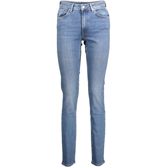 Gant Blue Cotton Jeans & Pant 1728,67403481248,Blue,Clothing,Gant,Jeans & Pants - Women - Clothing,New with tags,W25 | L34,Women,Women - Clothing GA-14736-W25 | L34