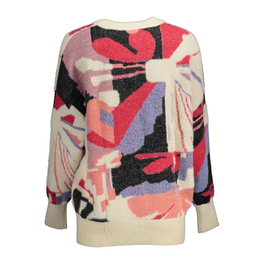 Desigual White Viscose Women Sweater DE-15007-M