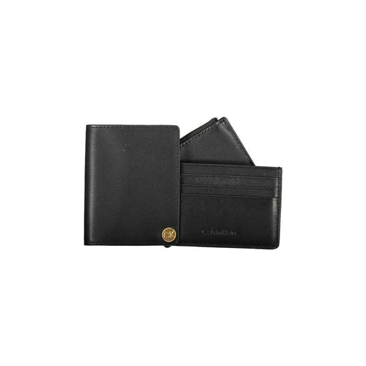 Calvin Klein Black Leather Men Wallet