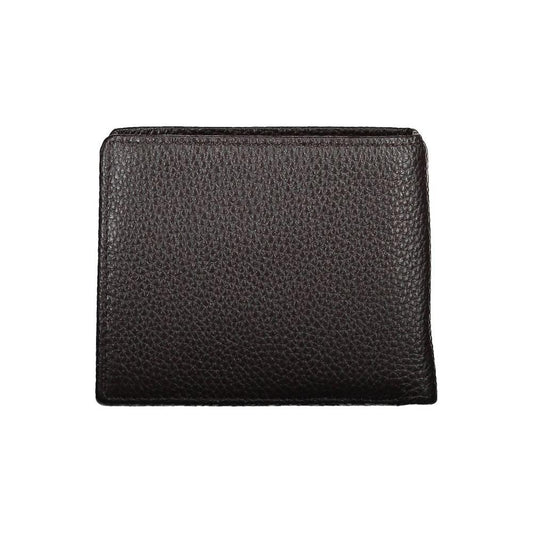 La Martina Brown Leather Men Wallet