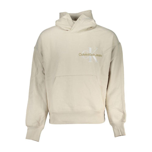 Calvin Klein Beige Cotton Men Sweater CA-22484-S