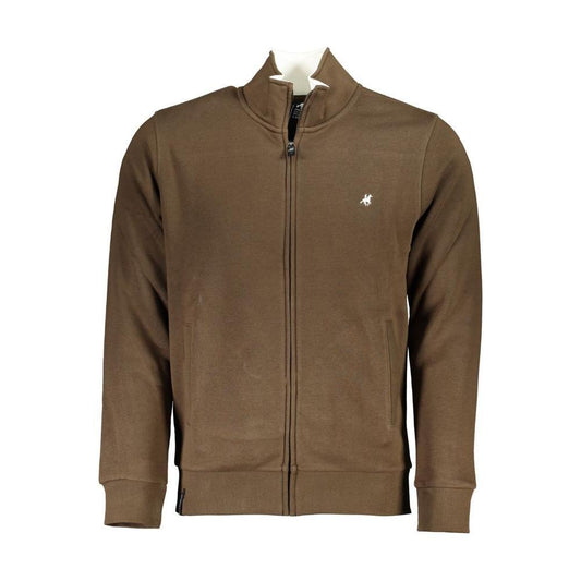 U.S. Grand Polo Elegant Long Sleeve Zippered Sweatshirt US-22989-XL