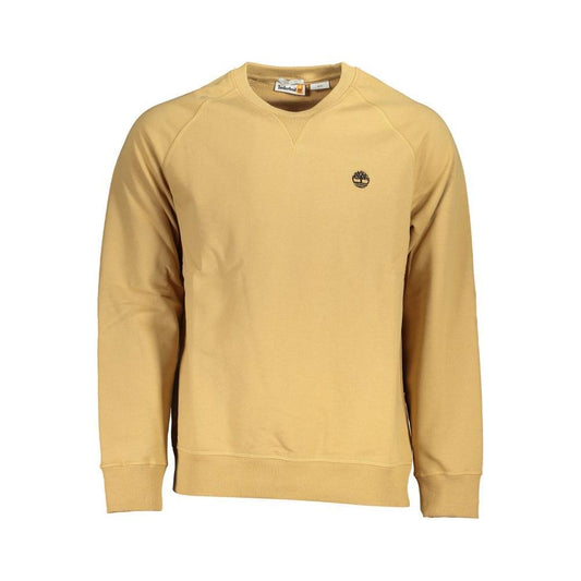 Timberland Beige Crew Neck Embroidered Sweatshirt TI-27141-S
