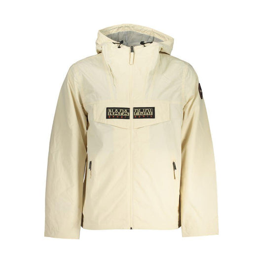 Napapijri Chic Beige Hooded Sports Jacket NA-28423-XXL