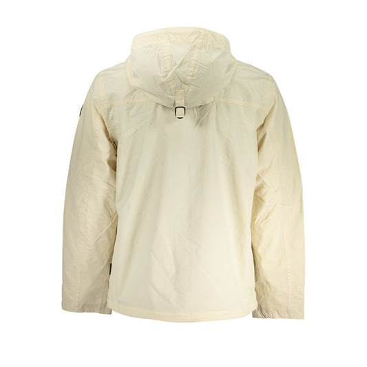 Napapijri Chic Beige Hooded Sports Jacket NA-28423-XXL