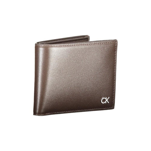 Calvin Klein Brown Leather Wallet