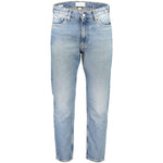 Calvin Klein Light Blue Cotton Men Jeans CA-31384-W30