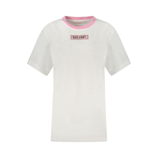 Guess Jeans White Cotton Women Top GU-33354-XS