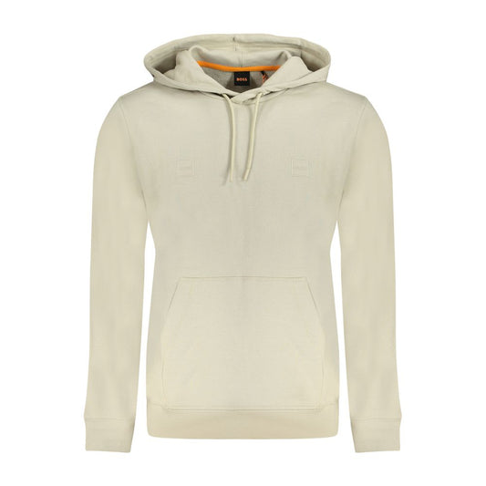 Hugo Boss Beige Cotton Men Sweater BO-33923-XL