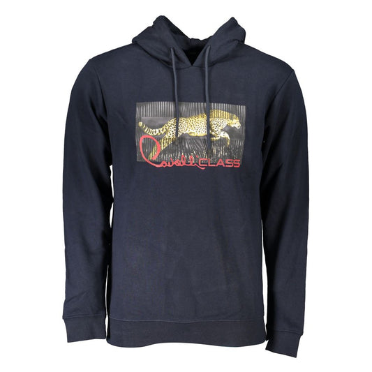 Cavalli Class Blue Cotton Men Sweater CA-26730-S