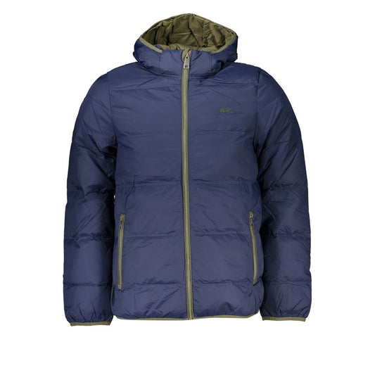 La Martina Chic Blue Lightweight Hooded Jacket LA-27035-M