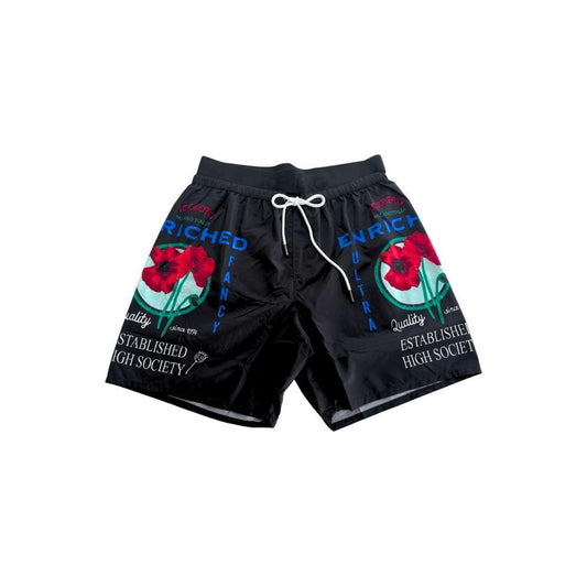 Iceberg Black Polyester Men's Swim Short IC-24827-M