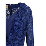 Gucci Blu Viscose and Cotton Mid Long Dress