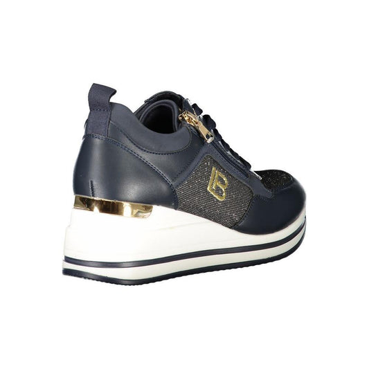 Laura Biagiotti Blue Polyester Women Sneaker LA-32804-EU36/US6