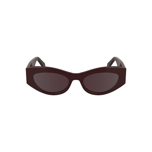 Calvin Klein Red Haircalf Women Sunglass