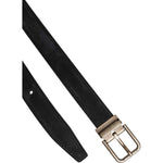 Dolce & Gabbana Black Calf Leather Classic Metal Buckle Belt BEL9439-110