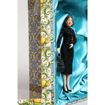 Dolce & Gabbana Black Dress MARIA Porcelain Fashion Show Leather Sicily Dolls SMY11096