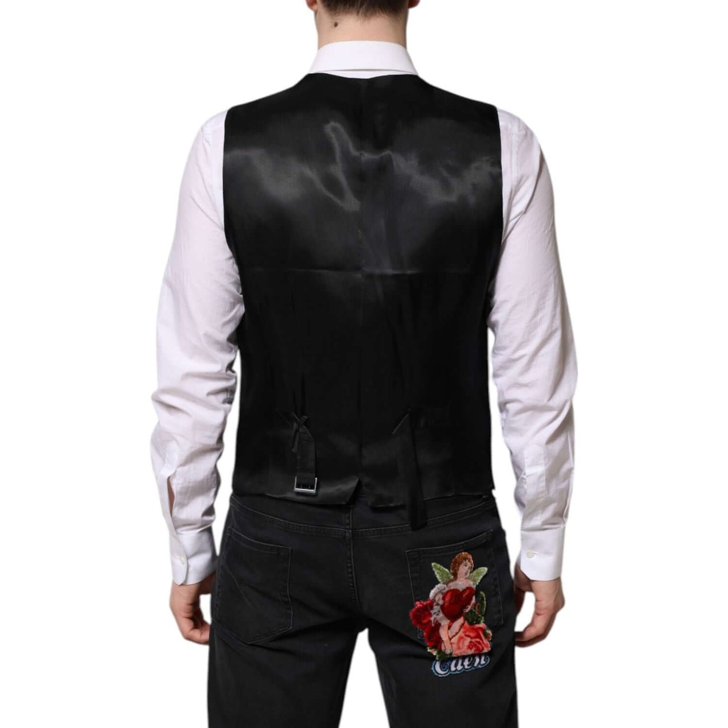 Dolce & Gabbana Black Single Breasted Suit 2 Piece Jacket KOS2342-52