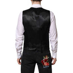 Dolce & Gabbana Black Single Breasted Suit 2 Piece Jacket KOS2342-52