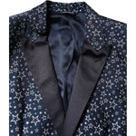 Dolce & Gabbana Blue MARTINI Star Jacquard 3 Piece Suit KOS2332-52