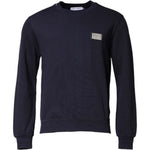Dolce & Gabbana Dark Blue Logo Crew Neck Pullover Sweater TSH90520-48