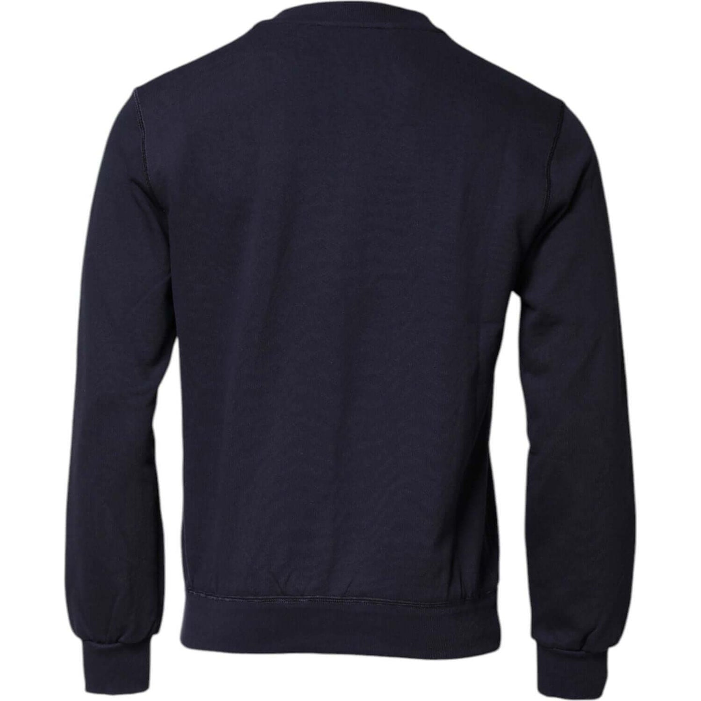 Dolce & Gabbana Dark Blue Logo Crew Neck Pullover Sweater TSH90520-48