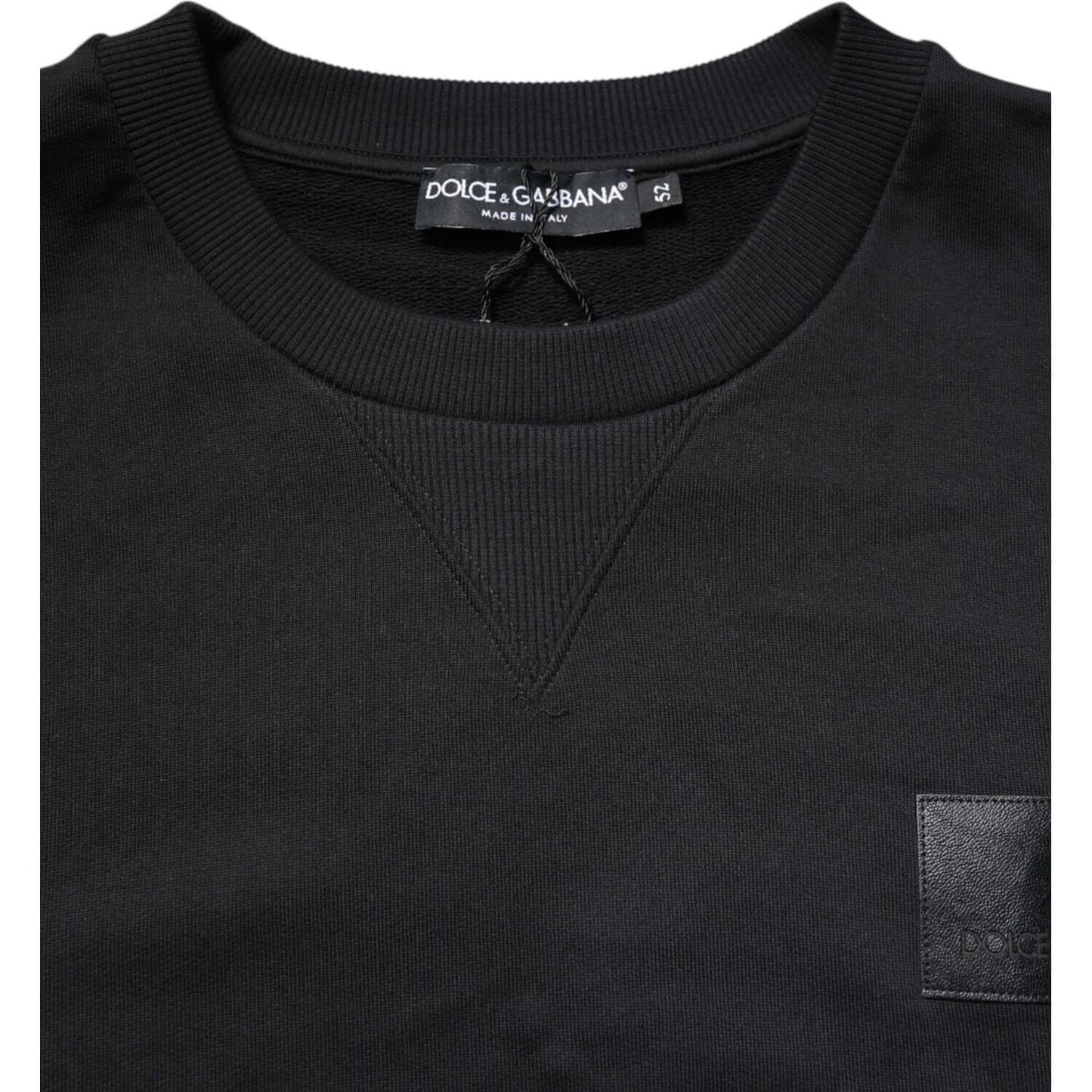Dolce & Gabbana Black DG Logo Crew Neck Sweatshirt Sweater TSH90586-52