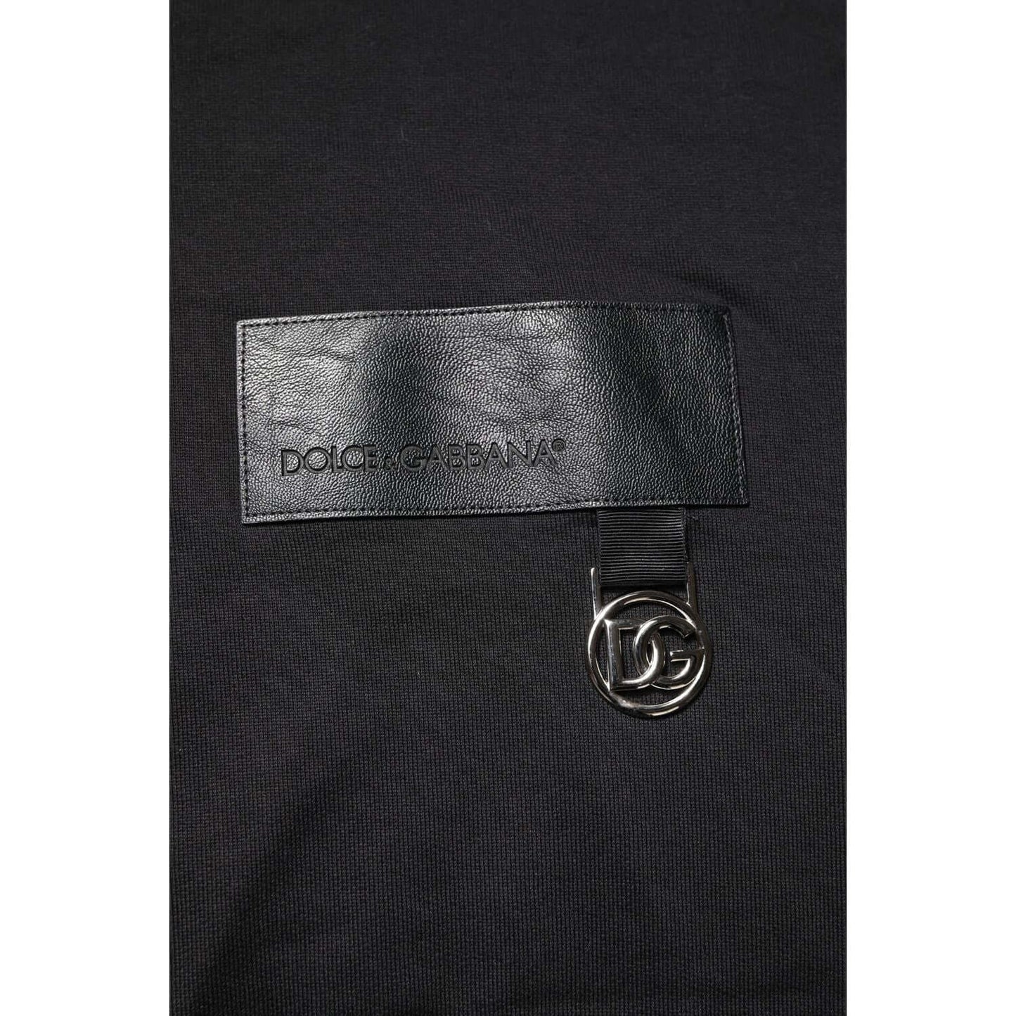 Dolce & Gabbana Black DG Logo Crew Neck Sweatshirt Sweater TSH90586-52