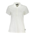 North Sails White Cotton Women Polo Shirt NO-37129-XS