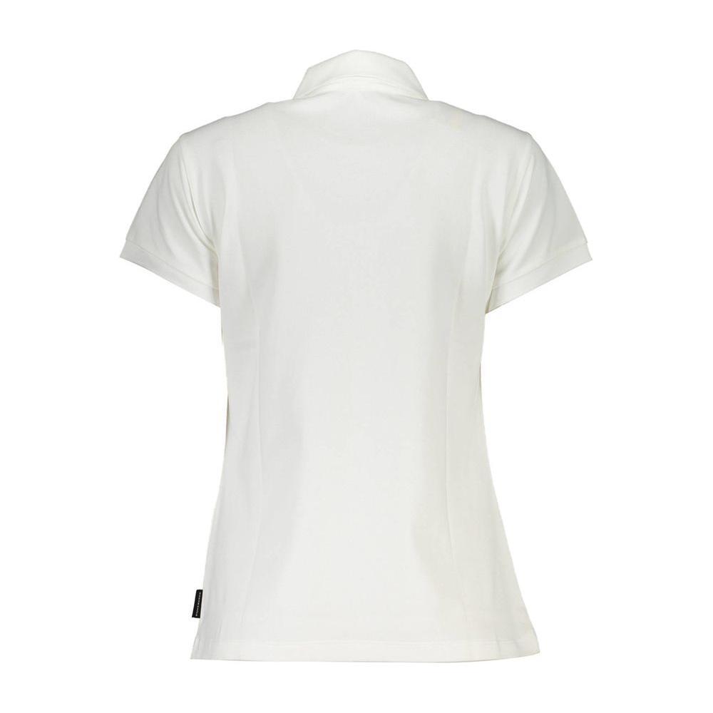 North Sails White Cotton Women Polo Shirt NO-37129-XS