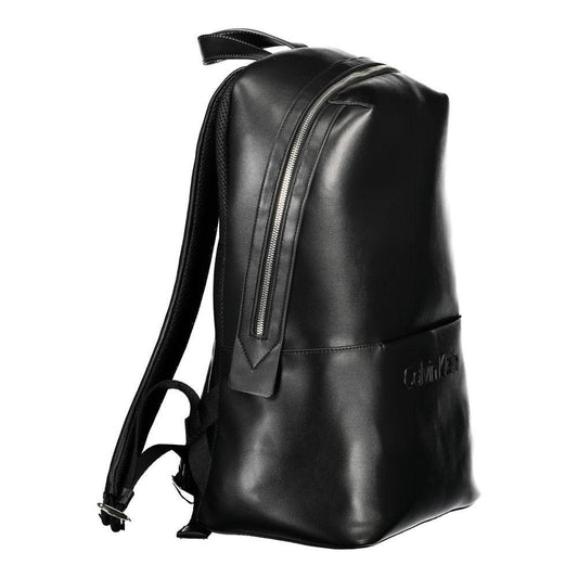 Calvin Klein Black Polyester Men Backpack CA-38238