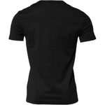 Dolce & Gabbana Black Cotton Short Sleeves Round Neck T-shirt TSH90563-46