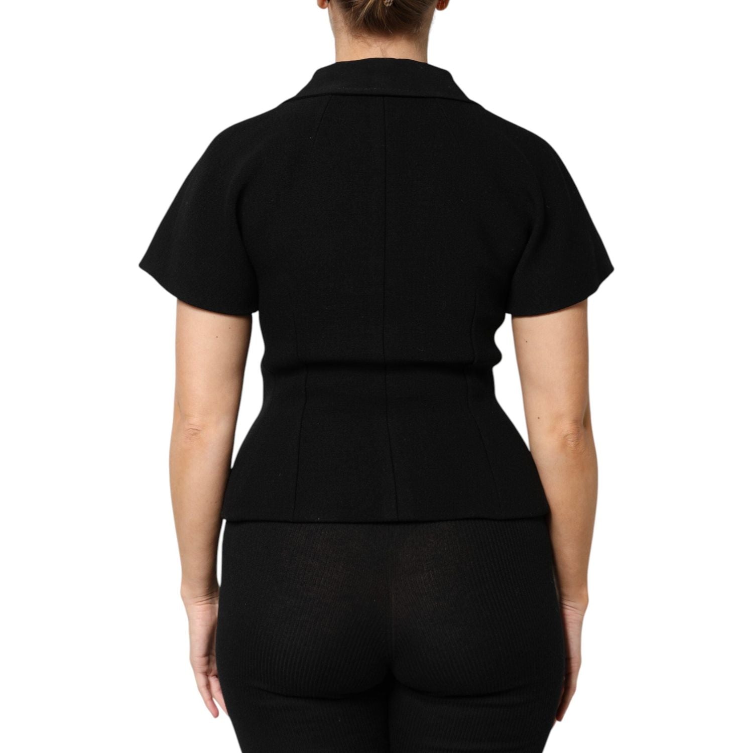 Front view with bag zipped and handles upright.