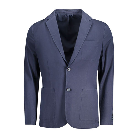 Guess Jeans Blue Cotton Mens Jacket GU-33210-S