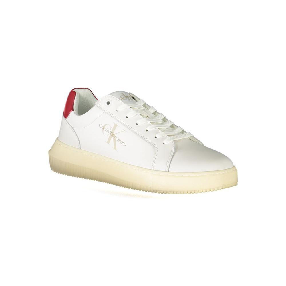 Calvin Klein White Polyester Sneaker CA-29636-EU40/US7