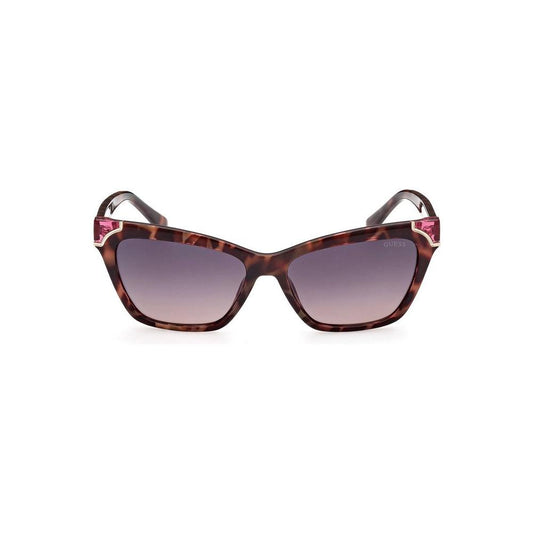 Guess Jeans Brown Injected Women Sunglass