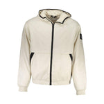 Calvin Klein Elegant Beige Hooded Jacket – Timeless Outerwear CA-26379-S