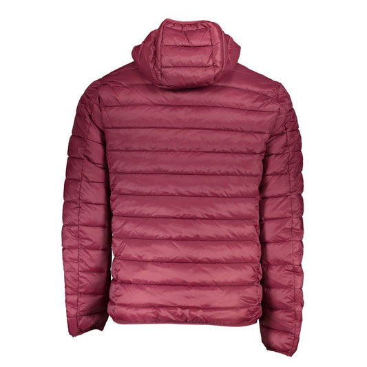 Norway 1963 Chic Pink Hooded Jacket with Unique Applique NO-27703-XXL