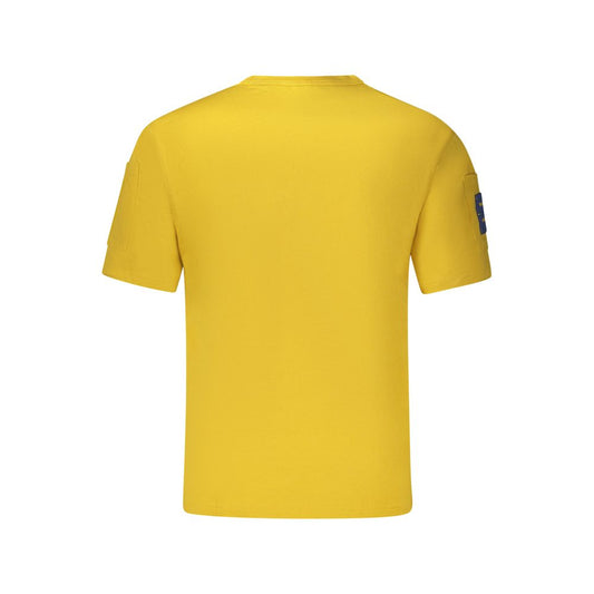 K-WAY Yellow Cotton Men T-Shirt KW-34252-L