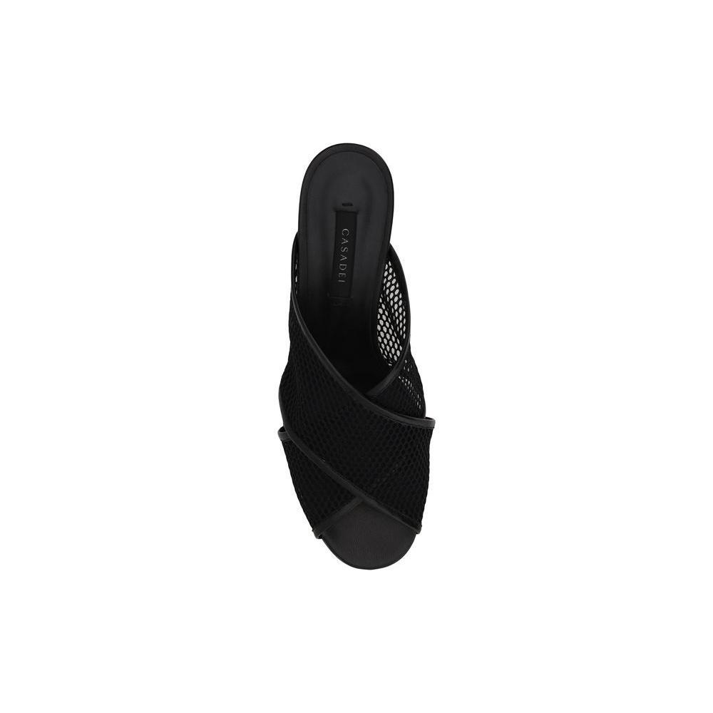 Casadei Mesh Sandals CA-1H028J0501T05089000NERO-EU37/US7