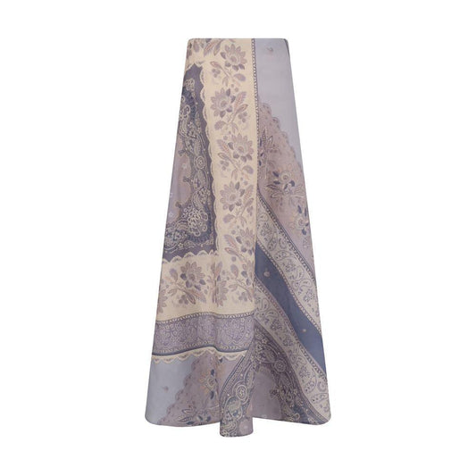 Zimmermann Lucky midi Skirt ZI-3601SSS252BLUBA-1
