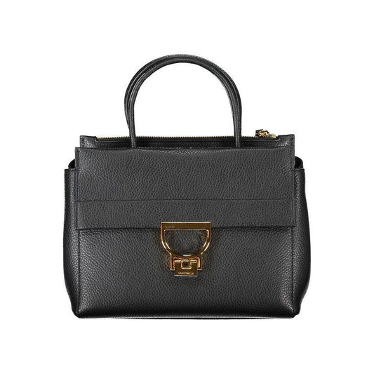 Coccinelle Black Leather Women Handbag CO-18541