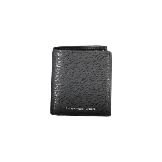 Tommy Hilfiger Black Leather Men Wallet