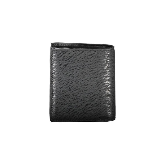 Tommy Hilfiger Black Leather Men Wallet
